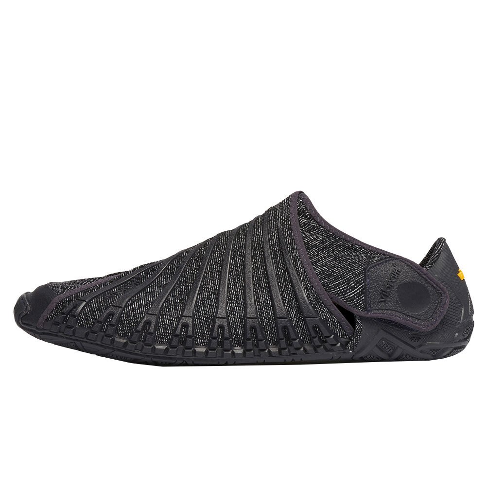 Vibram Furoshiki Womens Low - Shoes Black - PXQ809327